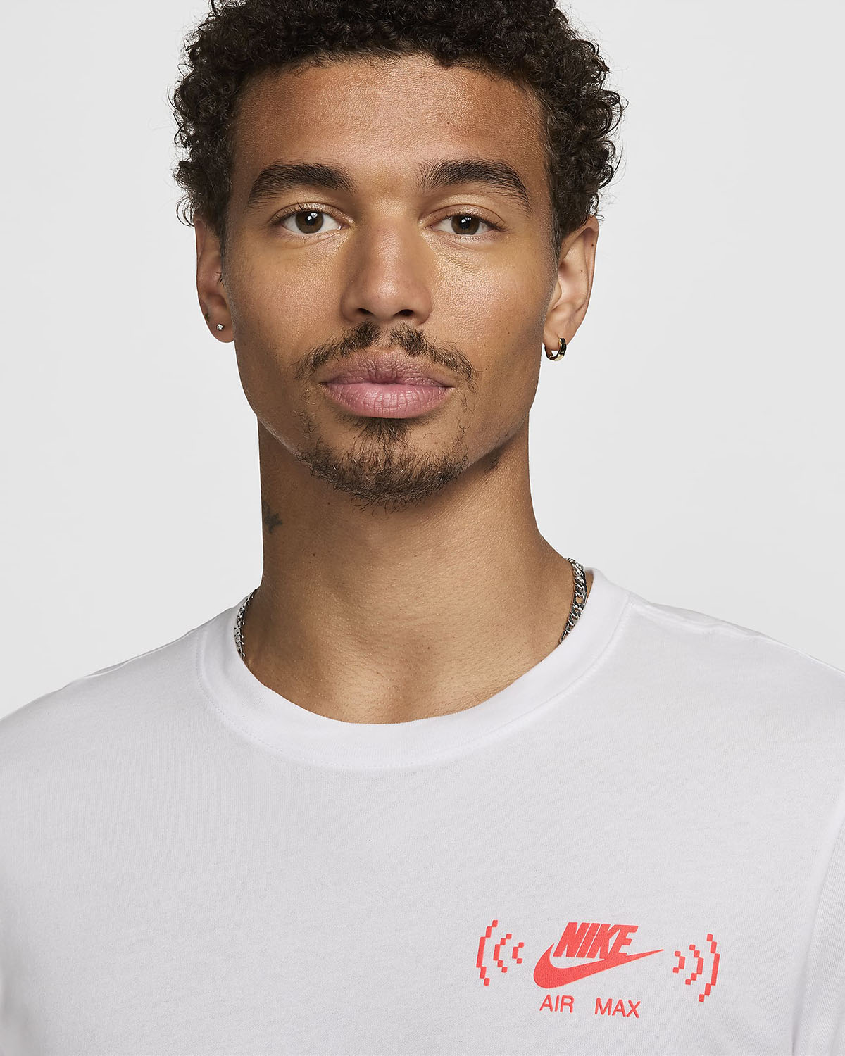 Nike Air Max T Shirt Summit White Bright Crimson 3