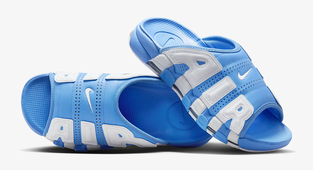 Nike Air More Uptempo Slides University Blue