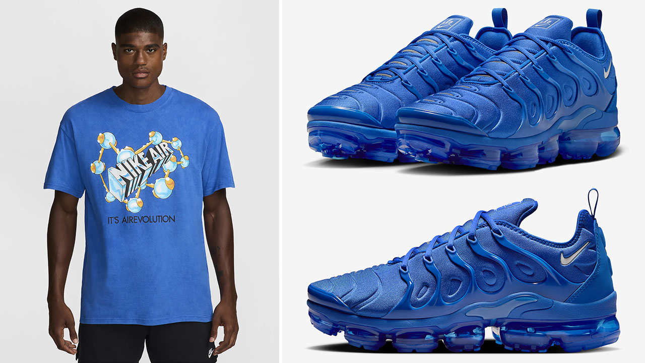 Nike Air VaporMax Plus Game Royal Shirt Outfit