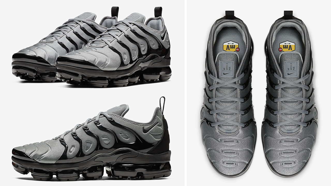 Nike Air Vapormax Plus Cool Grey Black Sneakers