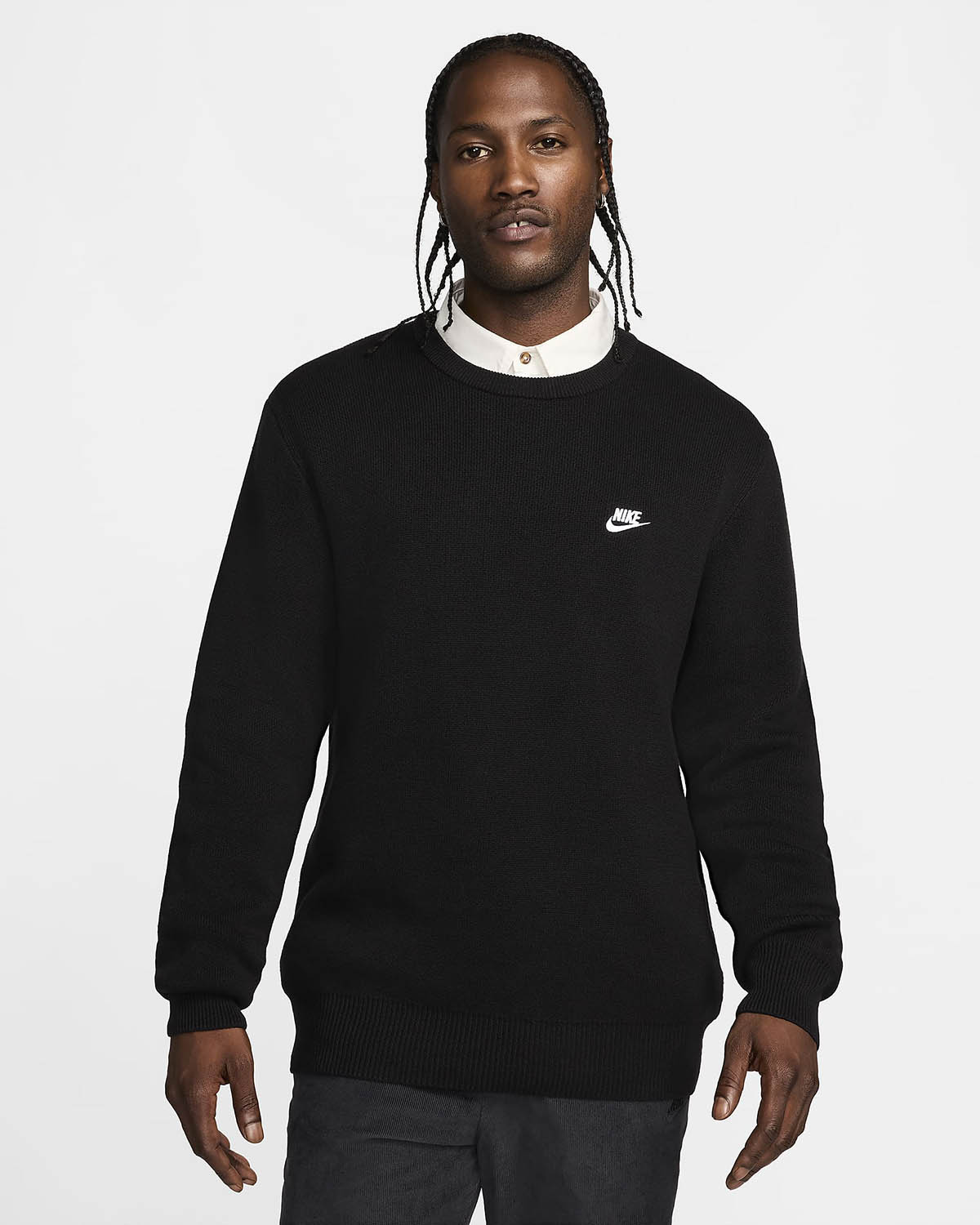 Nike Club Crew Sweater Black 1