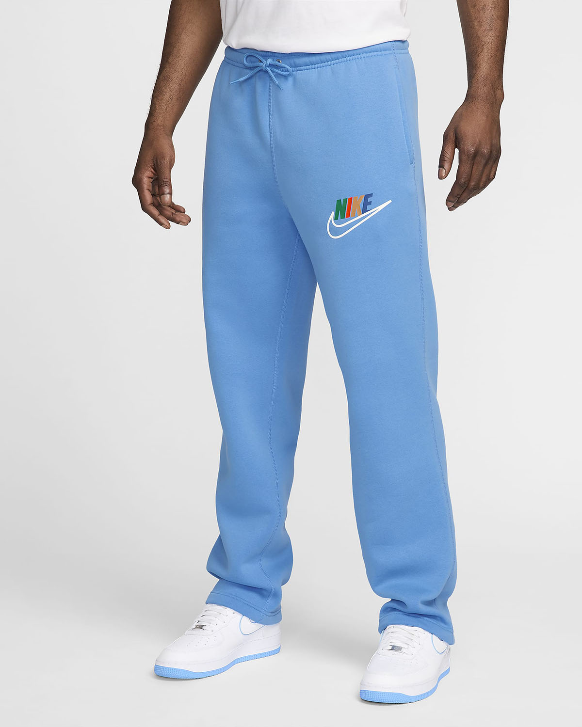 Nike Club Fleece Open Hem Pants University Blue 1