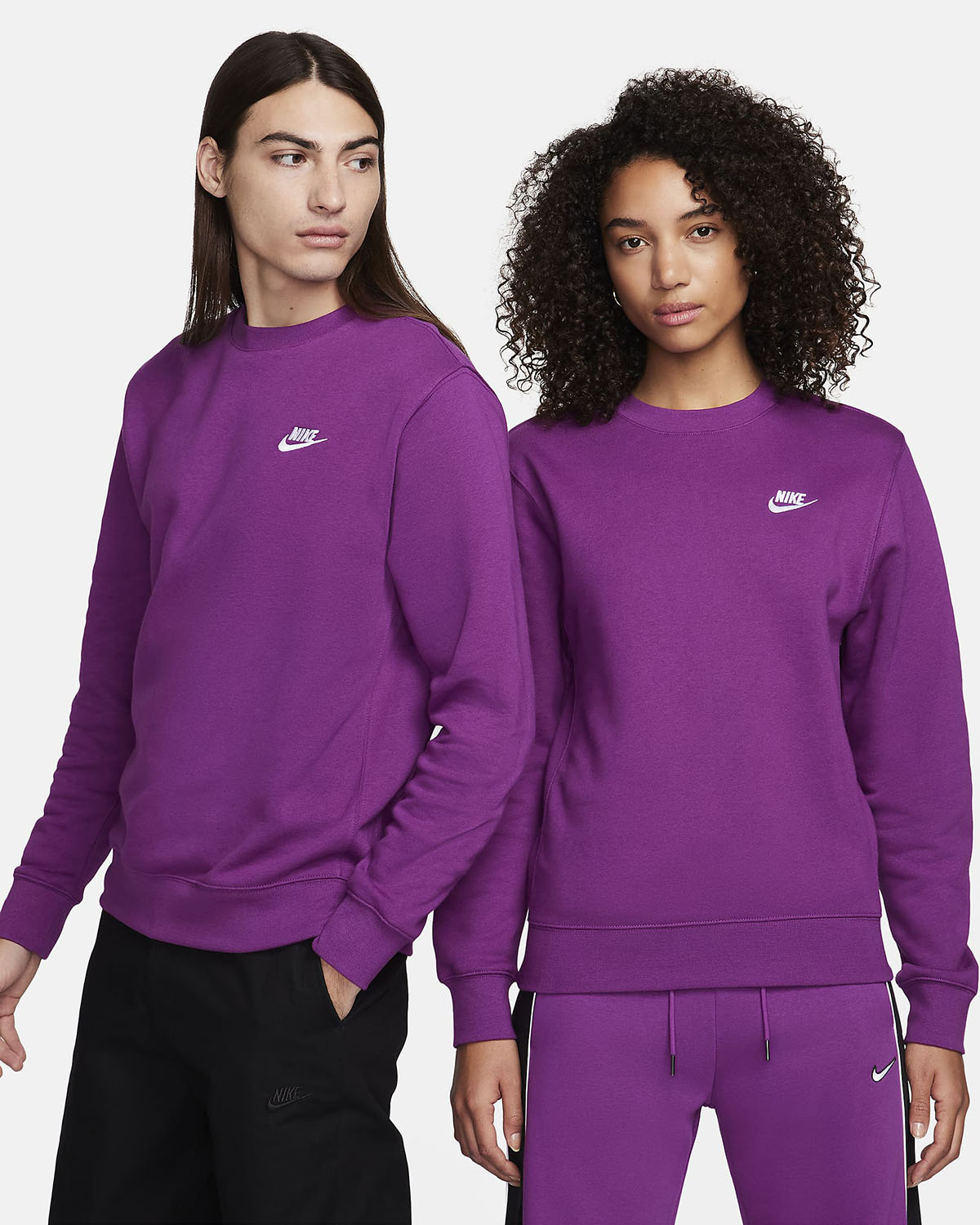 Nike Club Fleece Sweatshirt Viotech Purple