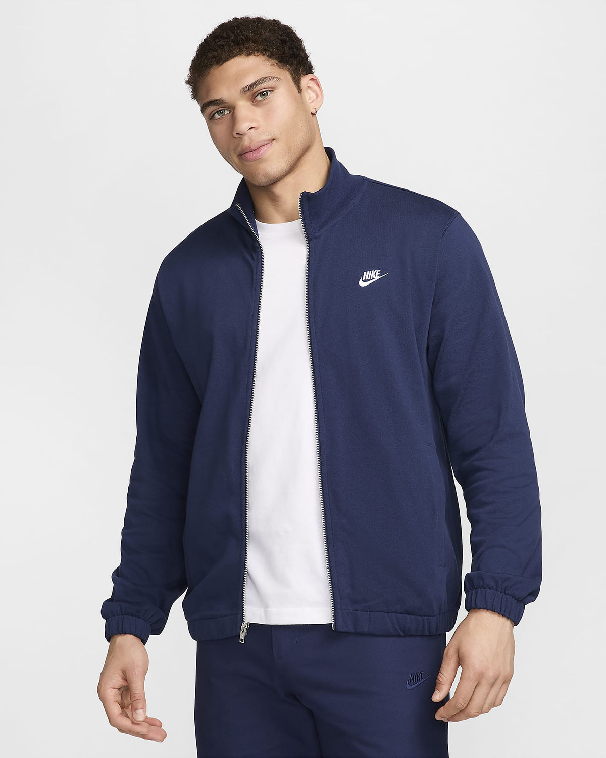 Nike Club Knit Jacket Midnight Navy