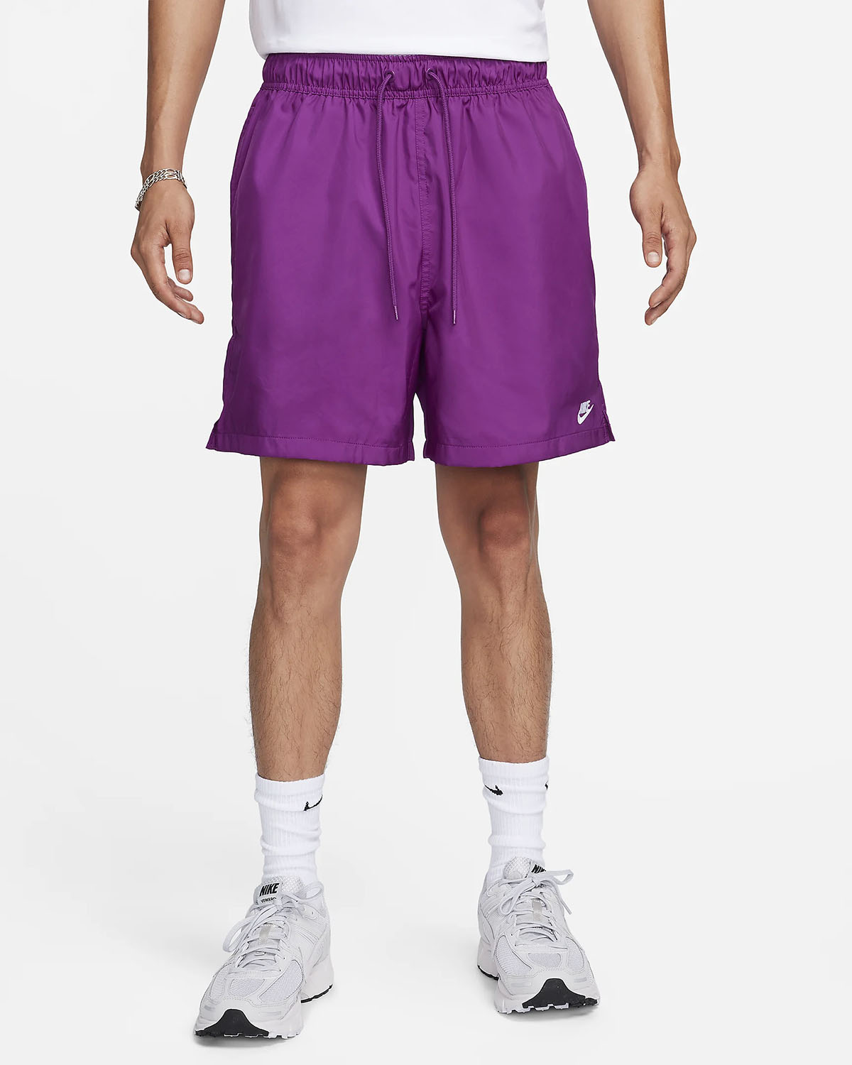 Nike Club Mens Woven Flow Shorts Viotech Purple