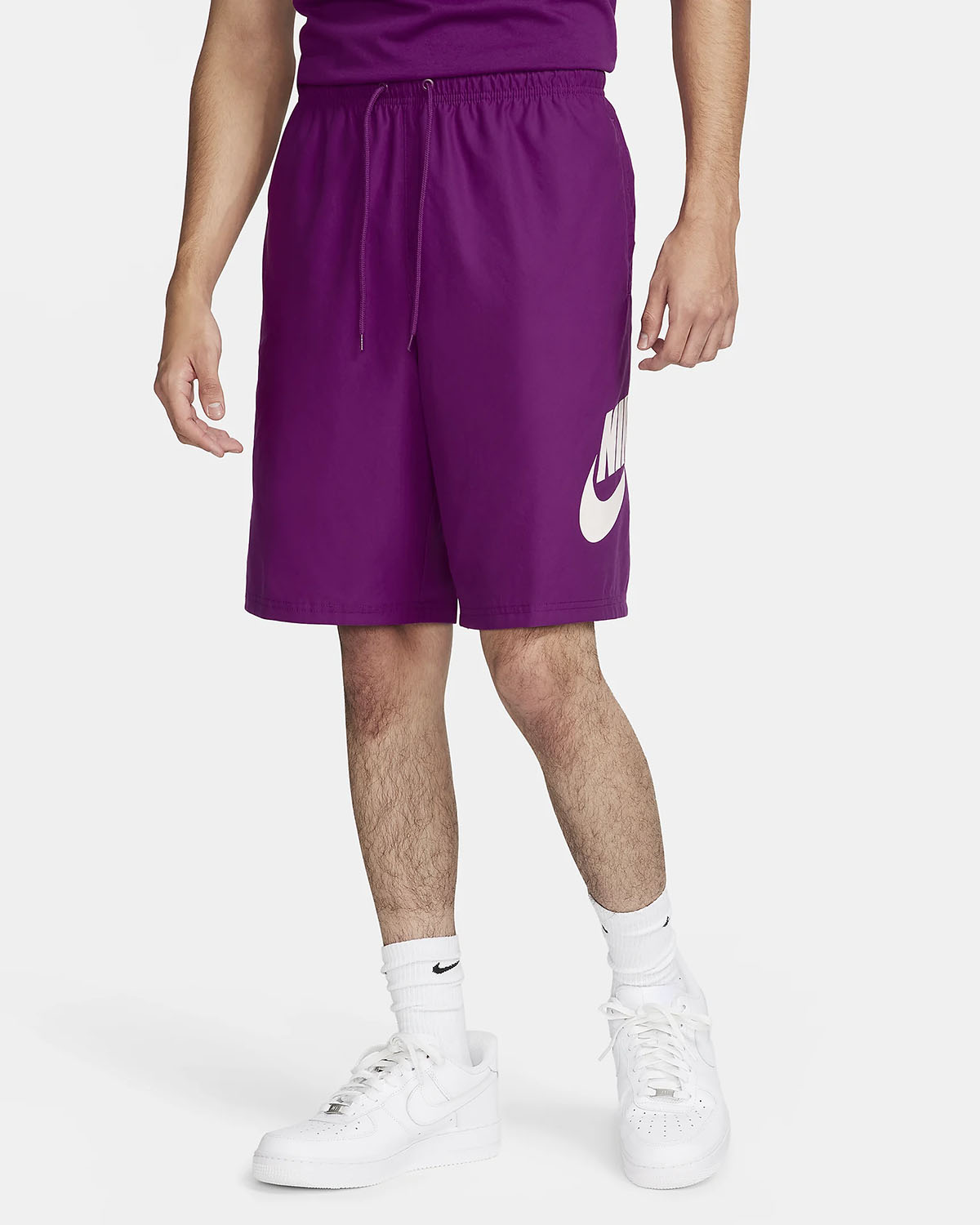 Nike Club Mens Woven Shorts Viotech Purple 1