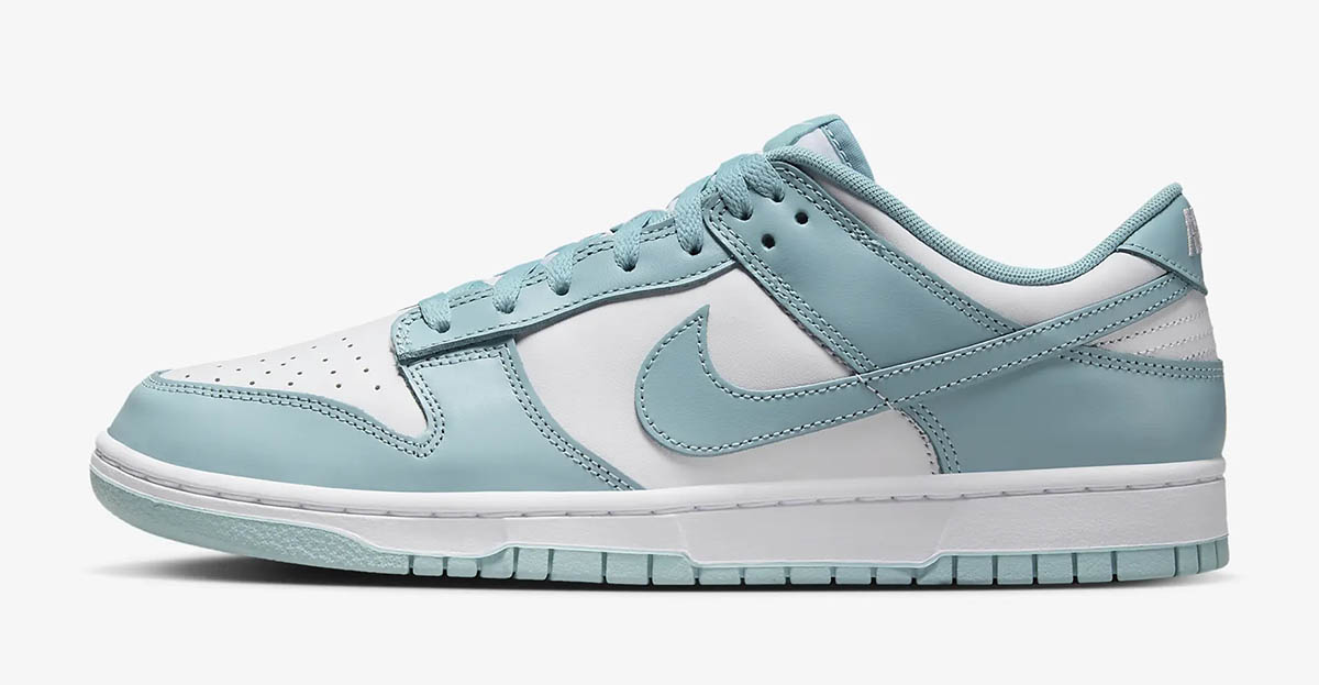 Nike Dunk Low Denim Turquoise Shoes 2