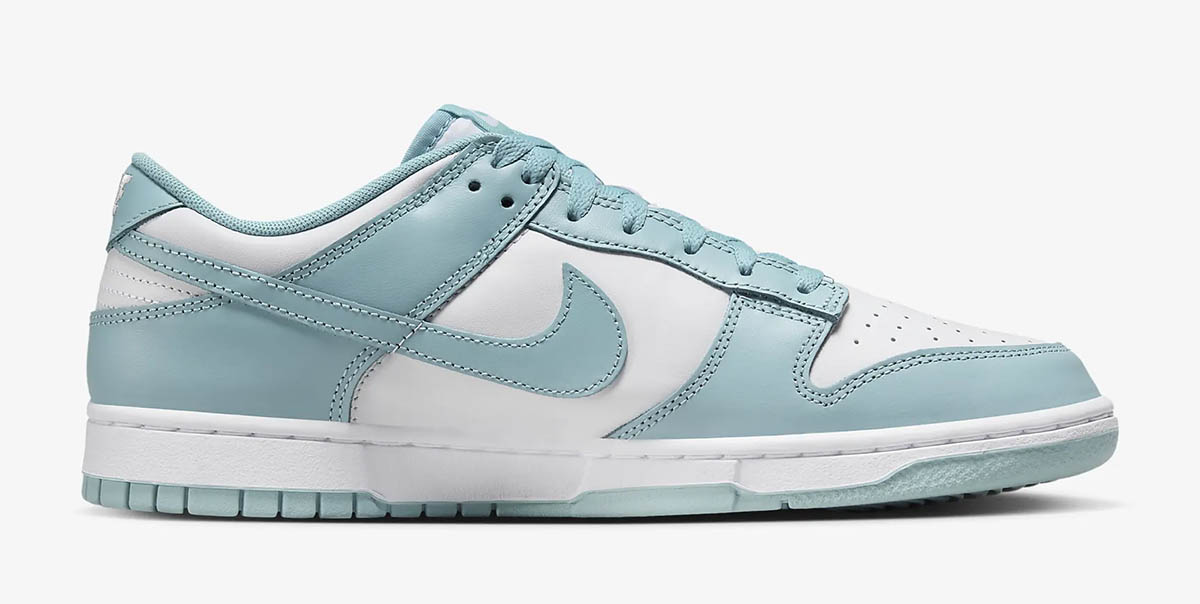 Nike Dunk Low Denim Turquoise Shoes 3