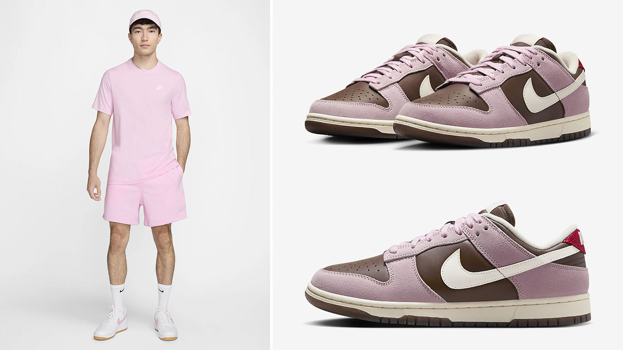 Nike Dunk Low Neapolitan Shirt Hat Shorts Outfit