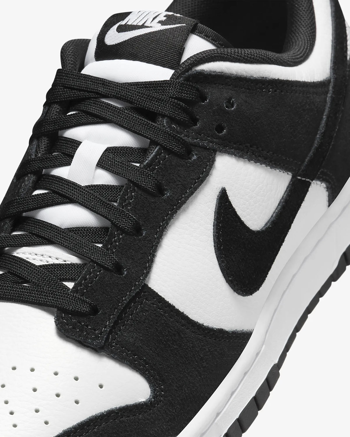 Nike Dunk Low Suede Panda Sneakers 7