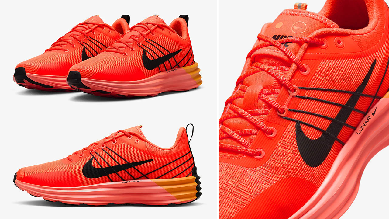 Nike Lunar Roam Hyper Crimson Sundial Light Wild Mango Sneakers