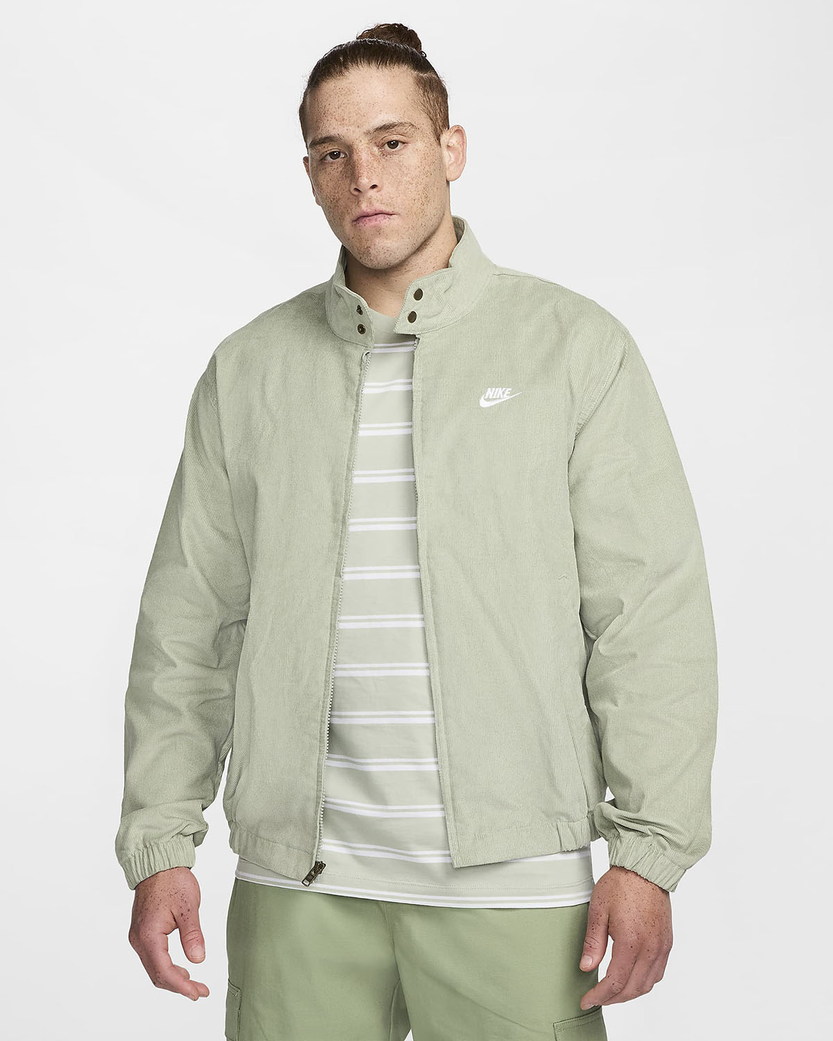 Nike Sportswear Club Corduroy Harrington Jacket Jade Horizon