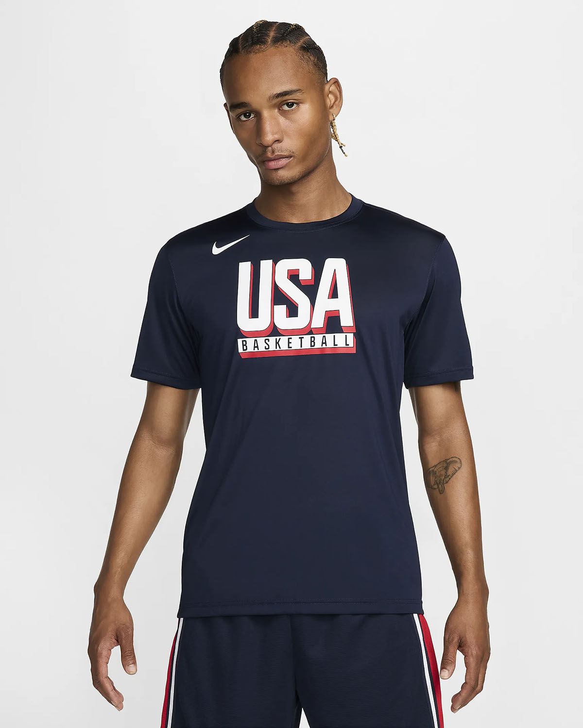 Nike USA Basketball Practice T Shirt Obsidian 1