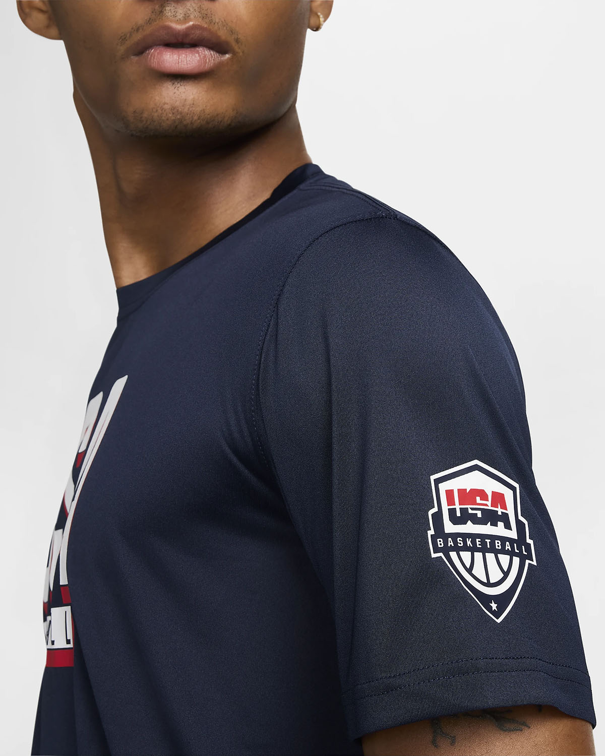 Nike USA Basketball Practice T Shirt Obsidian 2
