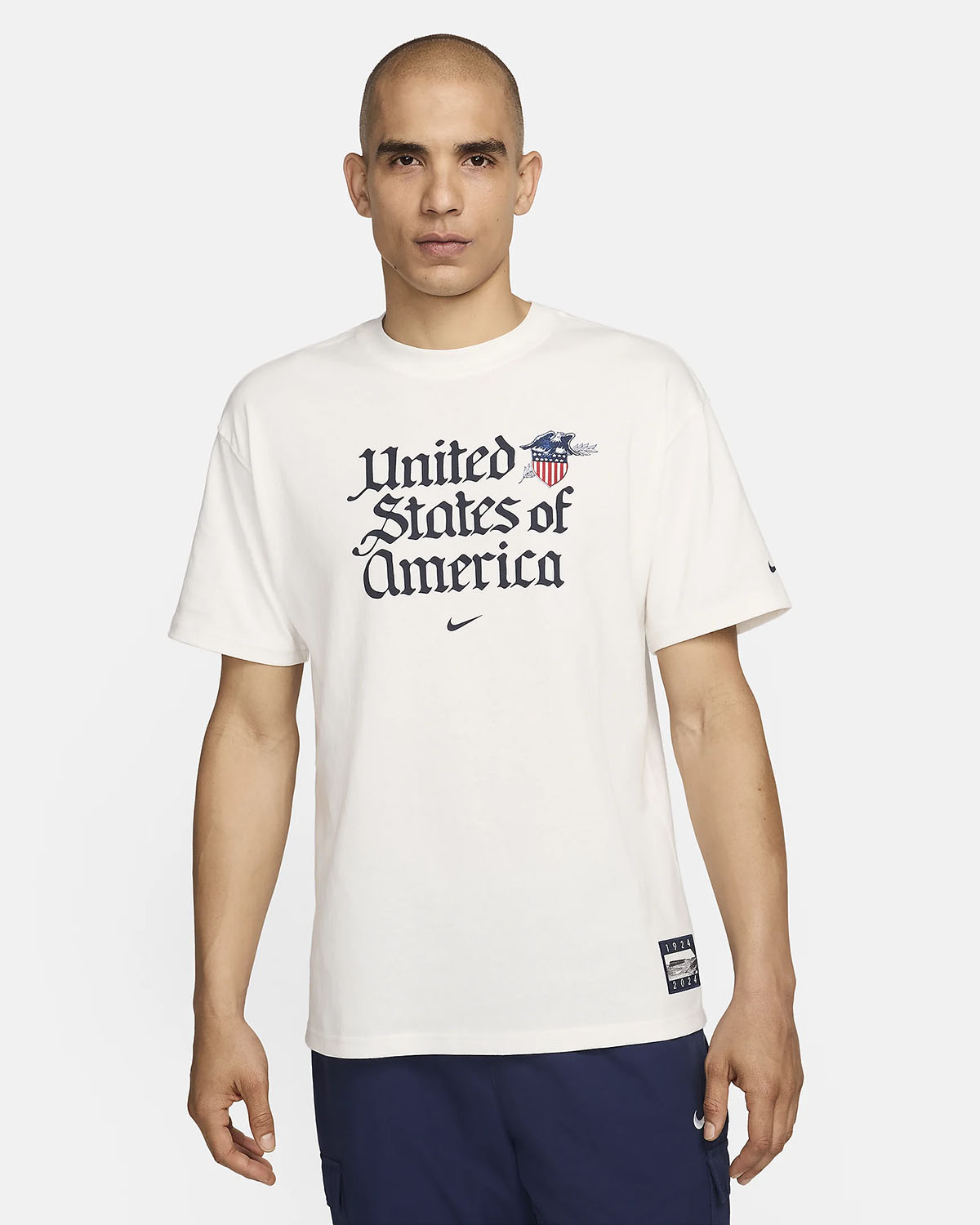 Nike USA Premium Essential Olympic T Shirt Sail