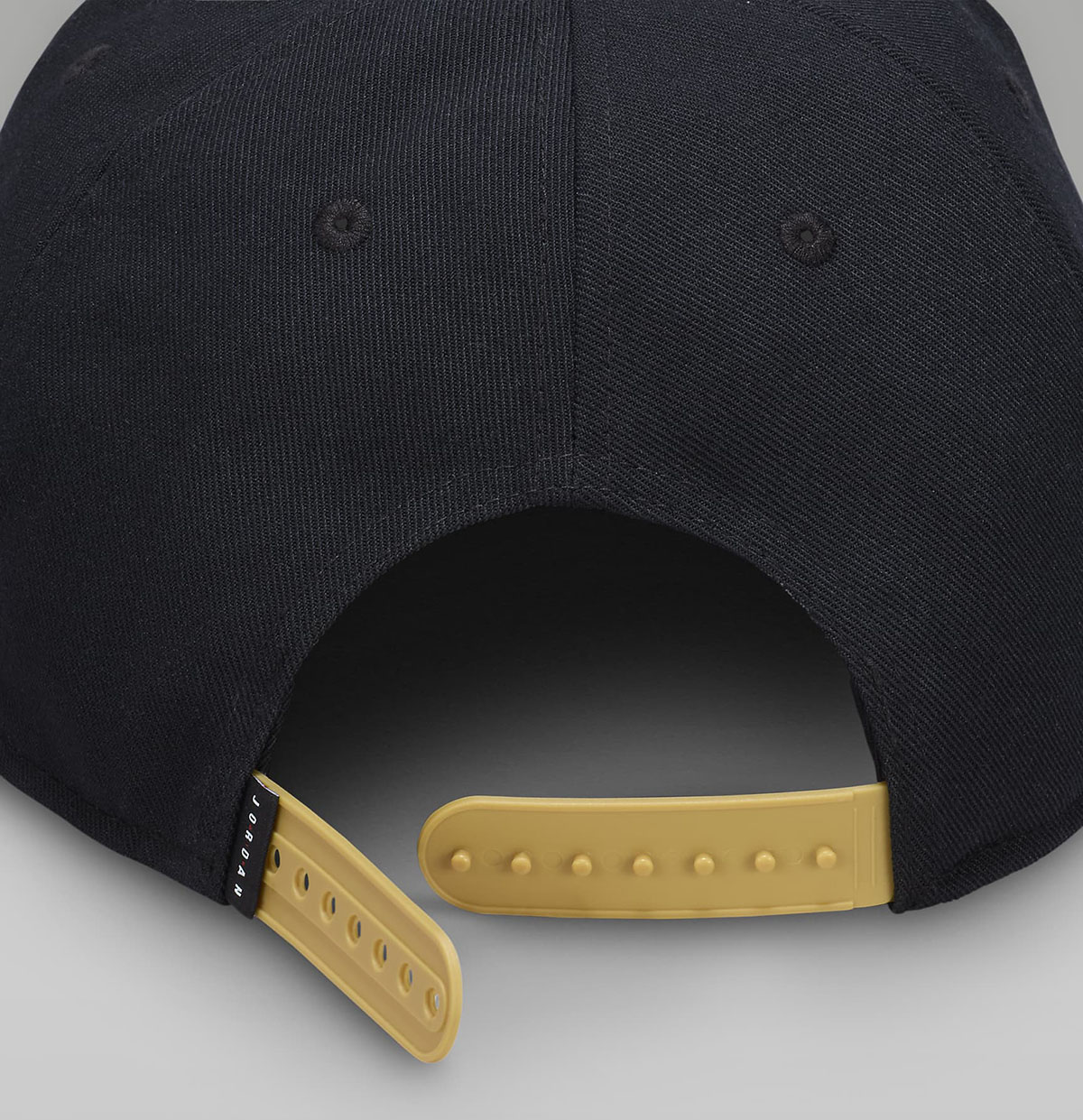 Air-Jordan-1-High-OG-Black-Metallic-Gold-Snapback-Hat-Cap-4