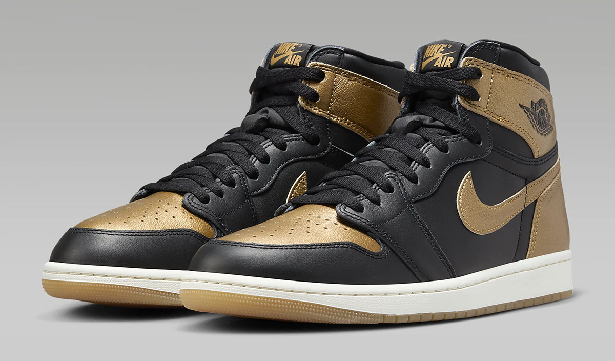 Air Jordan 1 High OG Metallic Gold Shoes 1