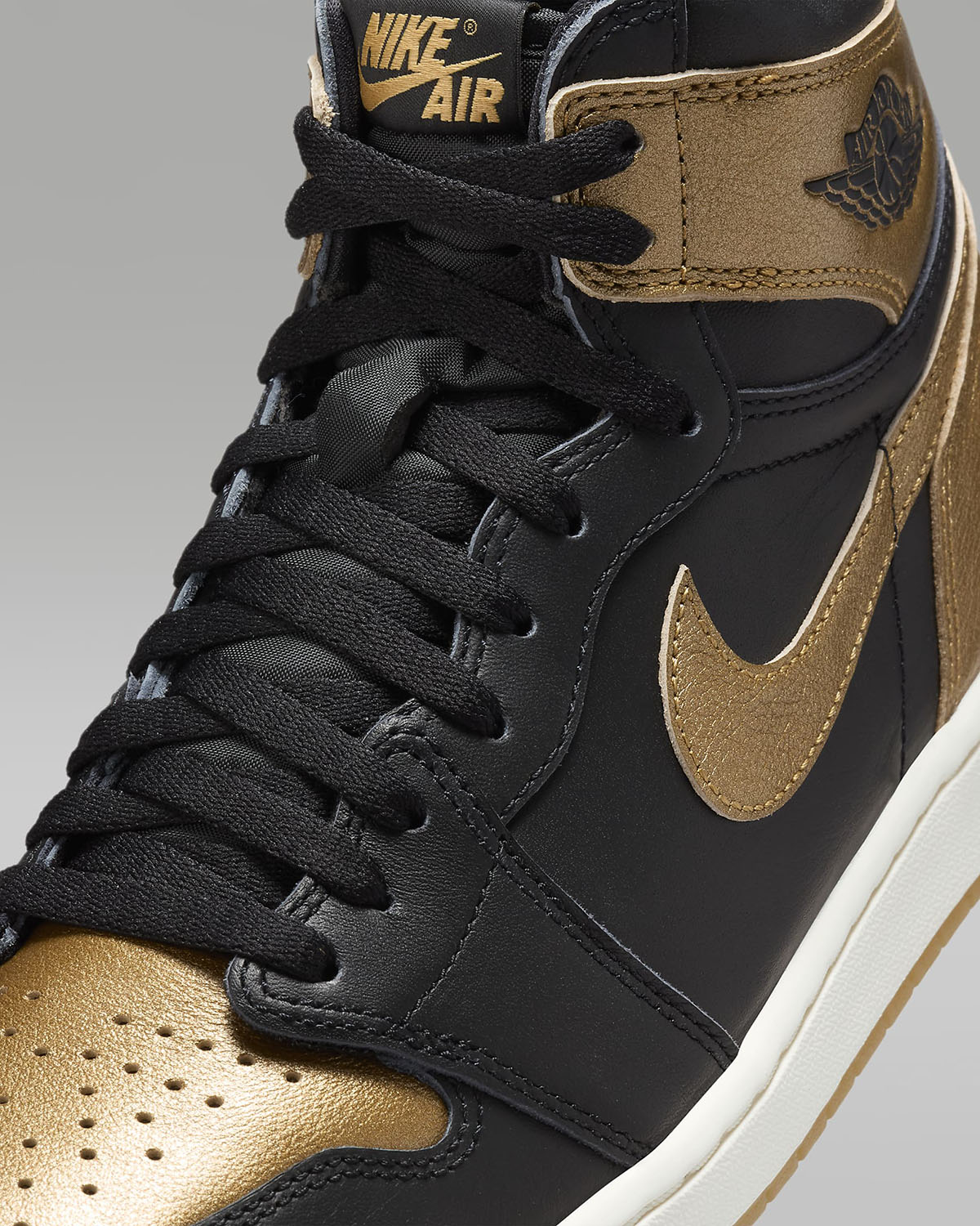 Air Jordan 1 High OG Metallic Gold Shoes 8