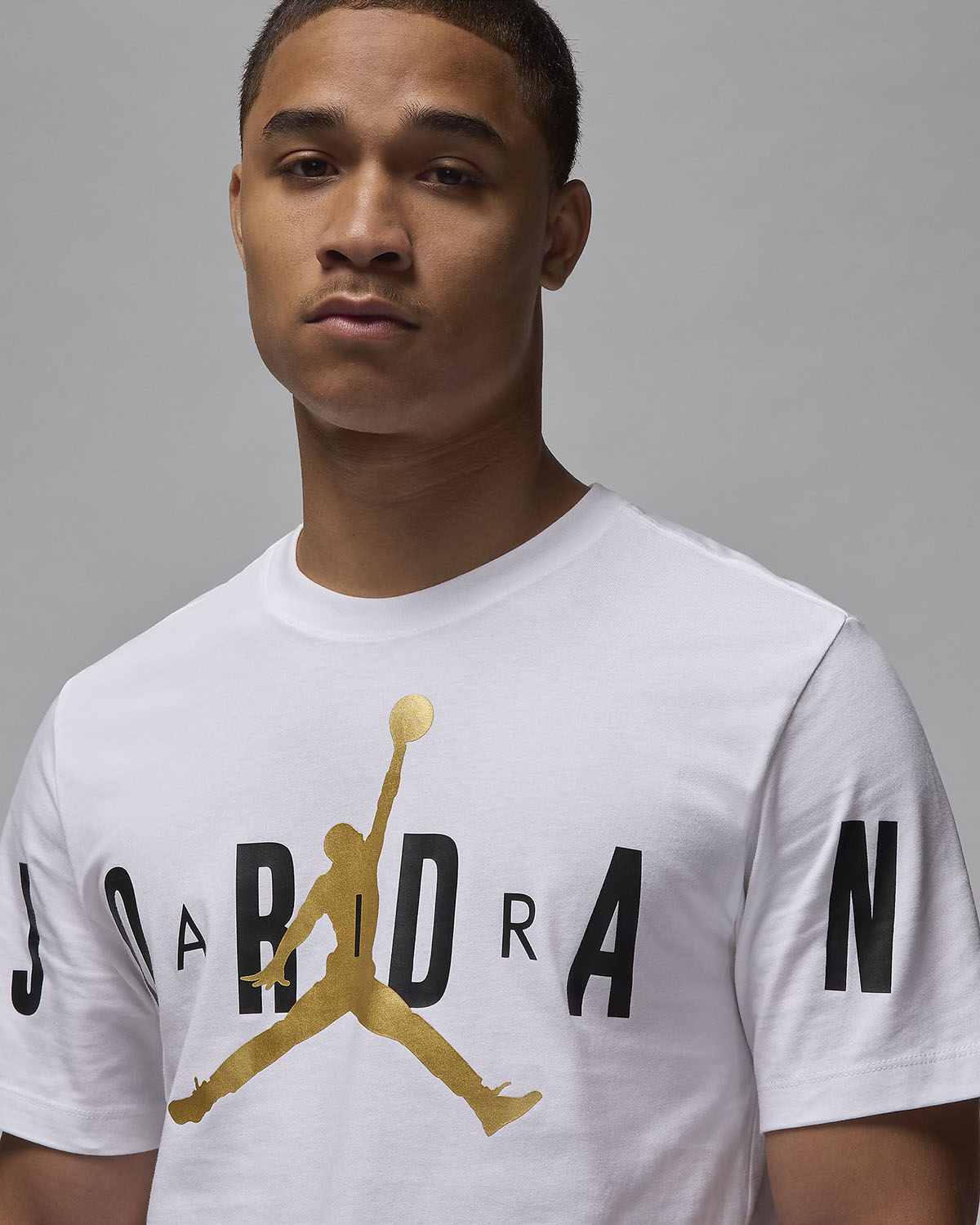 Air Jordan 1 High OG Metallic Gold T Shirt 2