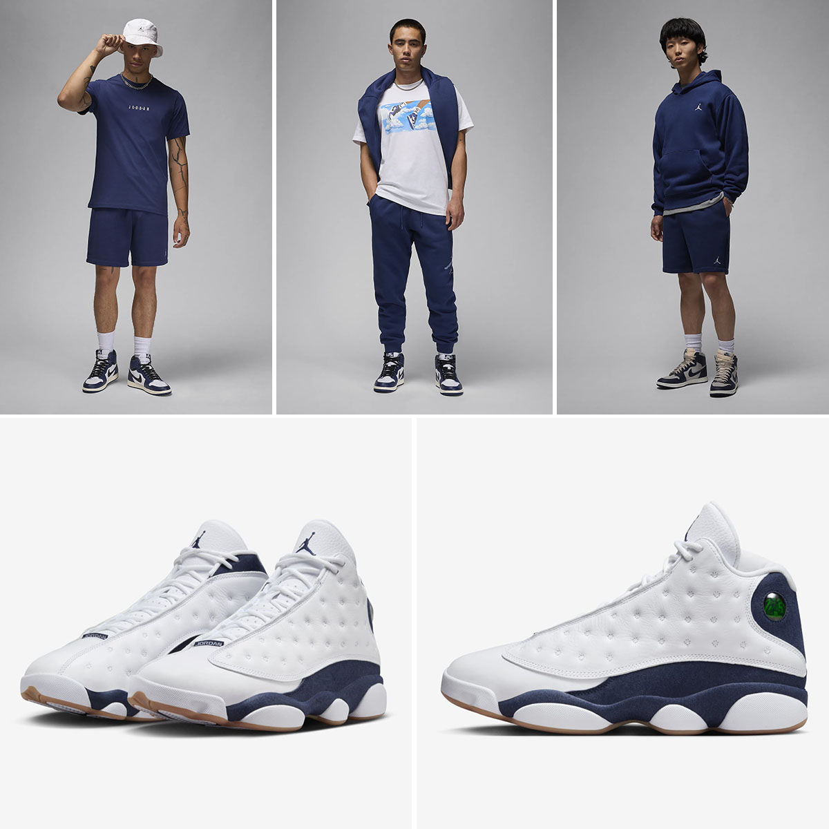 Air Jordan 13 Midnight Navy Outfits