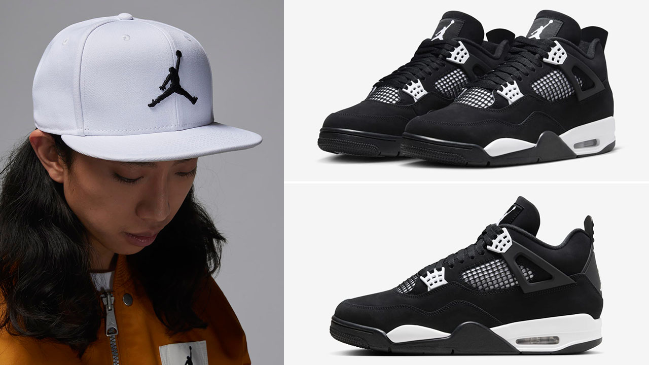 Air Jordan 4 White Thunder Snapback Cap 2