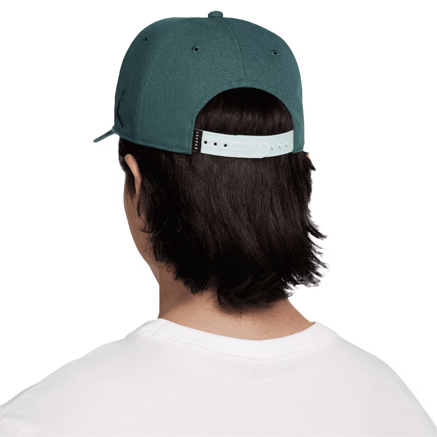 Jordan Brand Logo Oxidized Green Snapback Hat 2