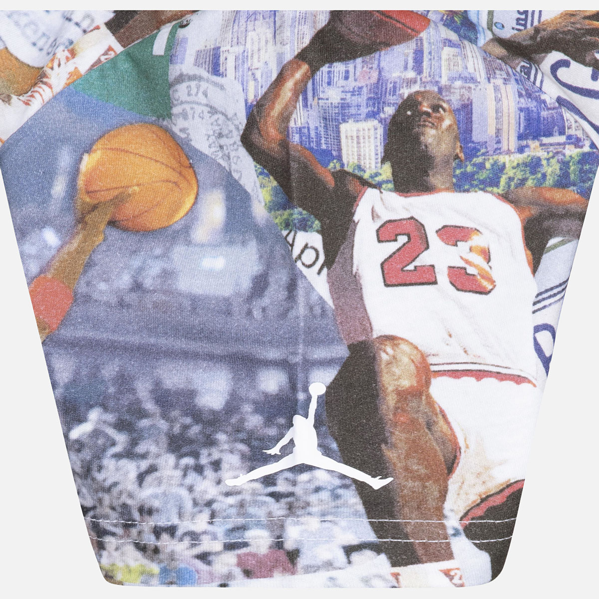 Jordan Brooklyn Collage AOP T Shirt Multi Color 3