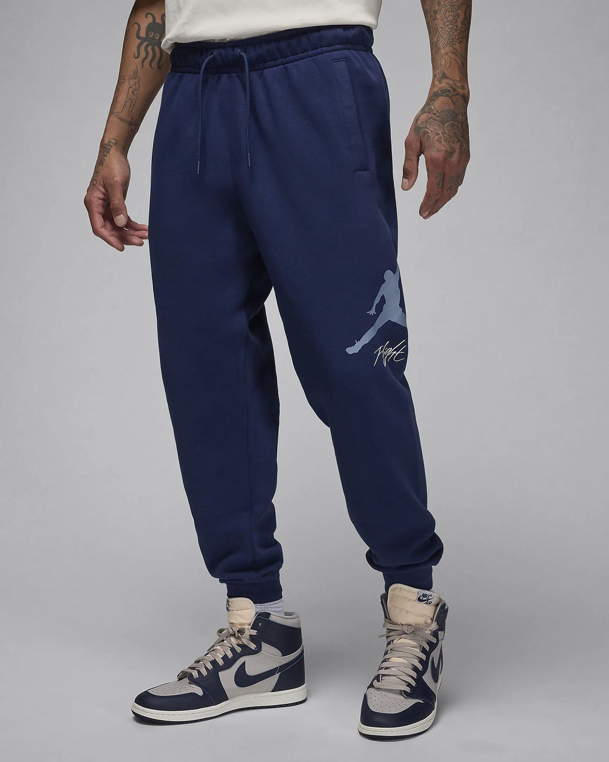 Jordan Essentials Baseline Fleece Pants Midnight Navy 1
