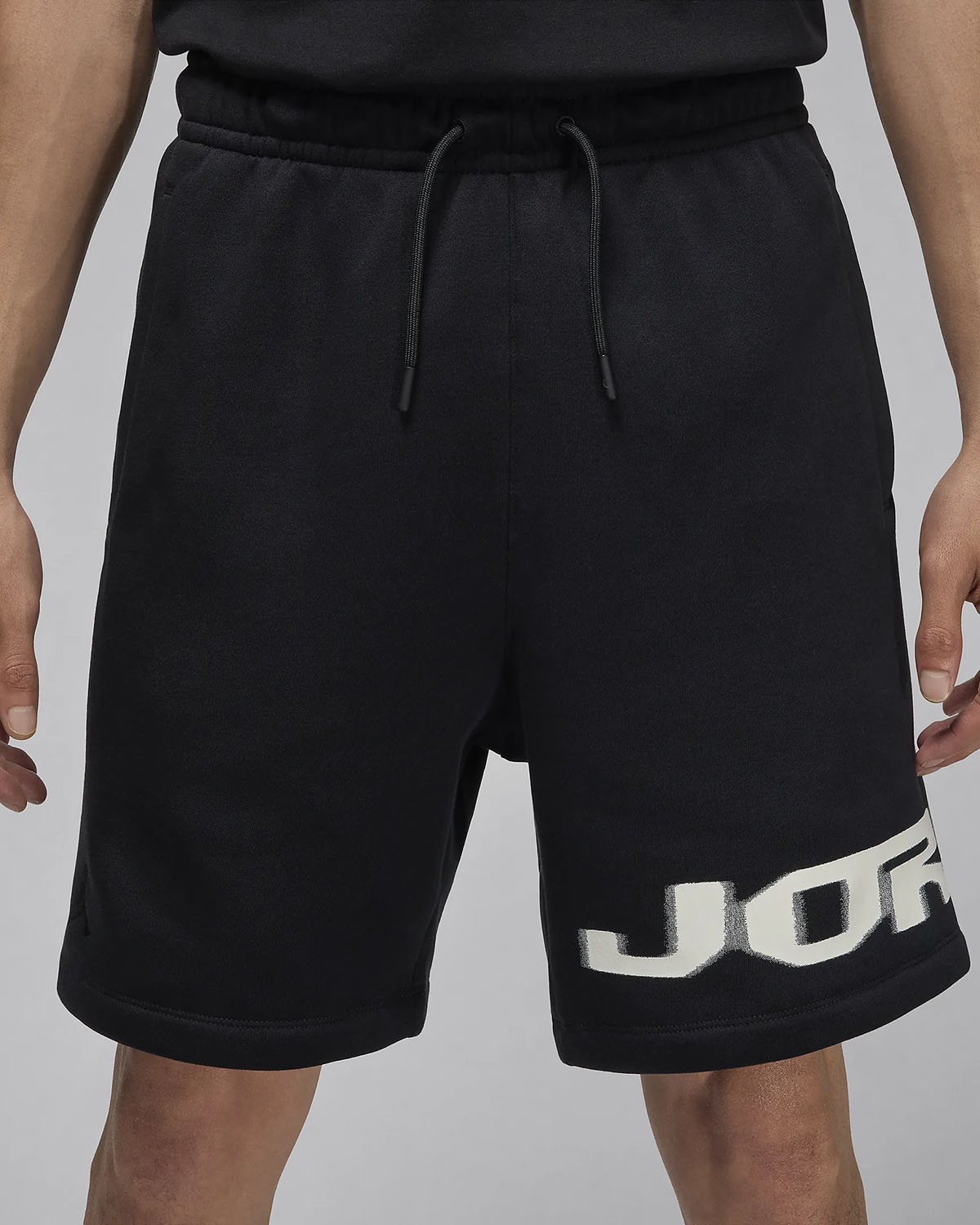 Jordan MVP Fleece Shorts Black and Sail 1