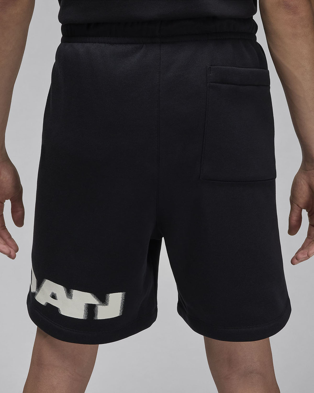 Jordan MVP Fleece Shorts Black and Sail 2