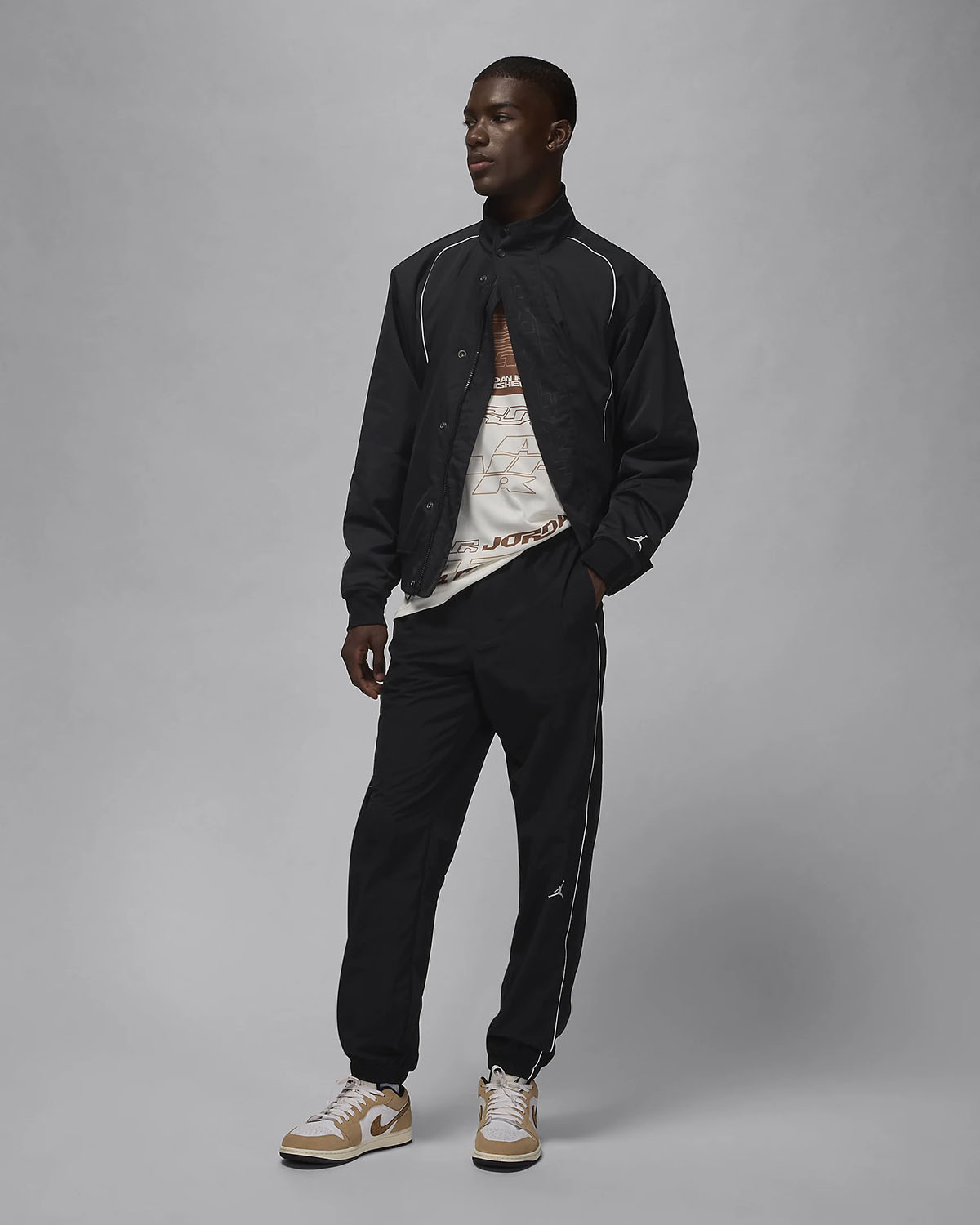 Jordan MVP Jacket Pants Black Sail