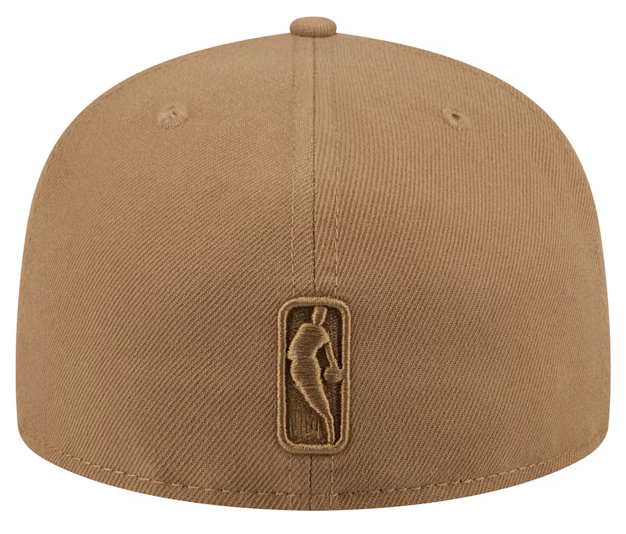New Era Chicago Bulls Tan Gold 59FIFTY Fitted Hat 4