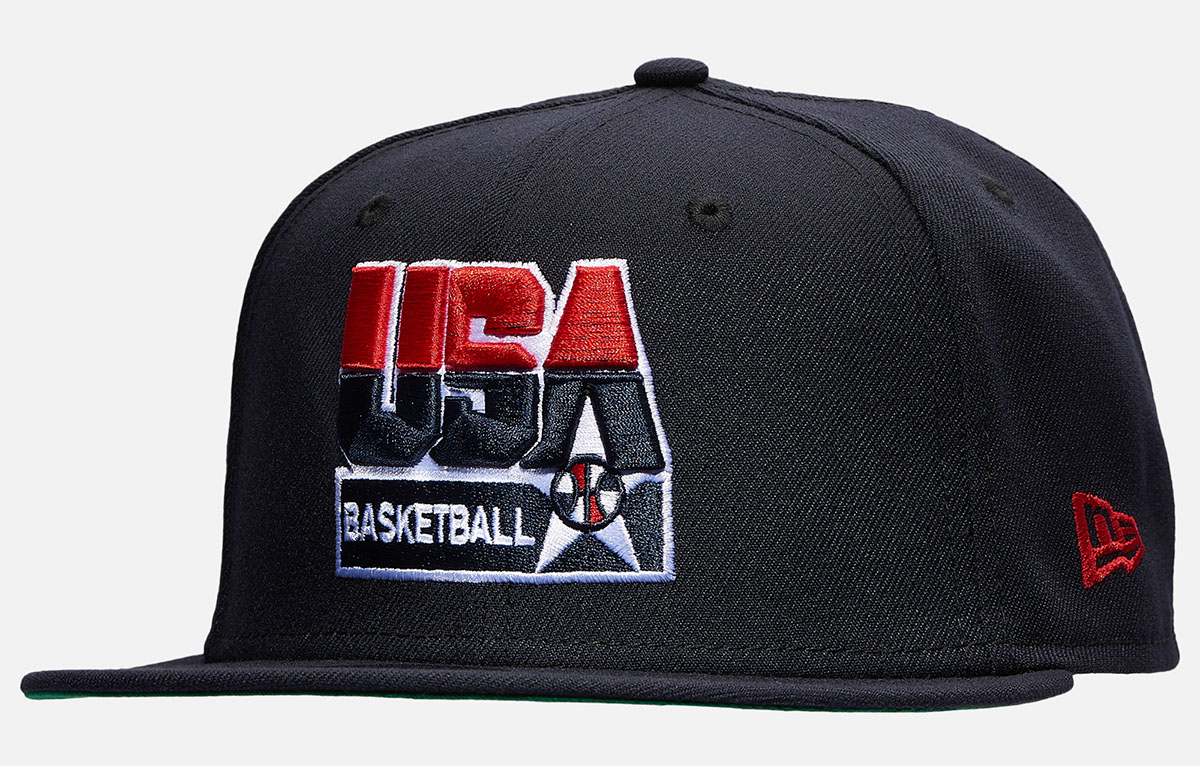 New Era USA Basketball Snapback Hat Navy 1