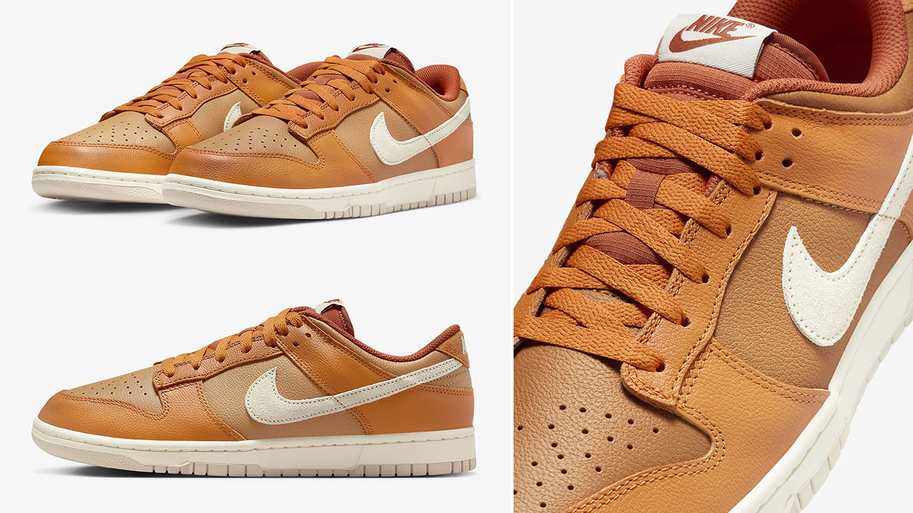 Nike Dunk Low Monarch Dark Russet Sneakers