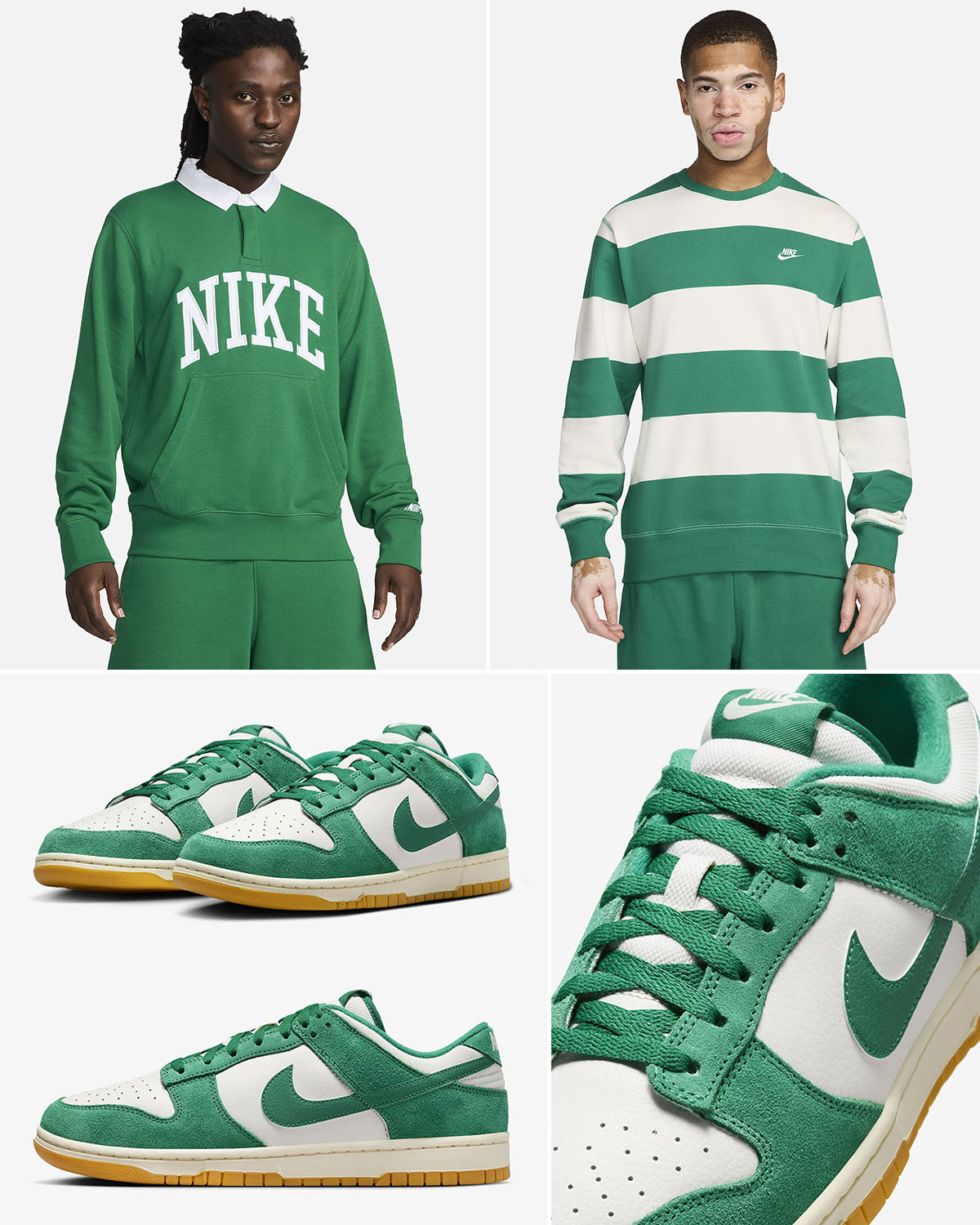 Nike Dunk Low Phantom Malachite Outfits