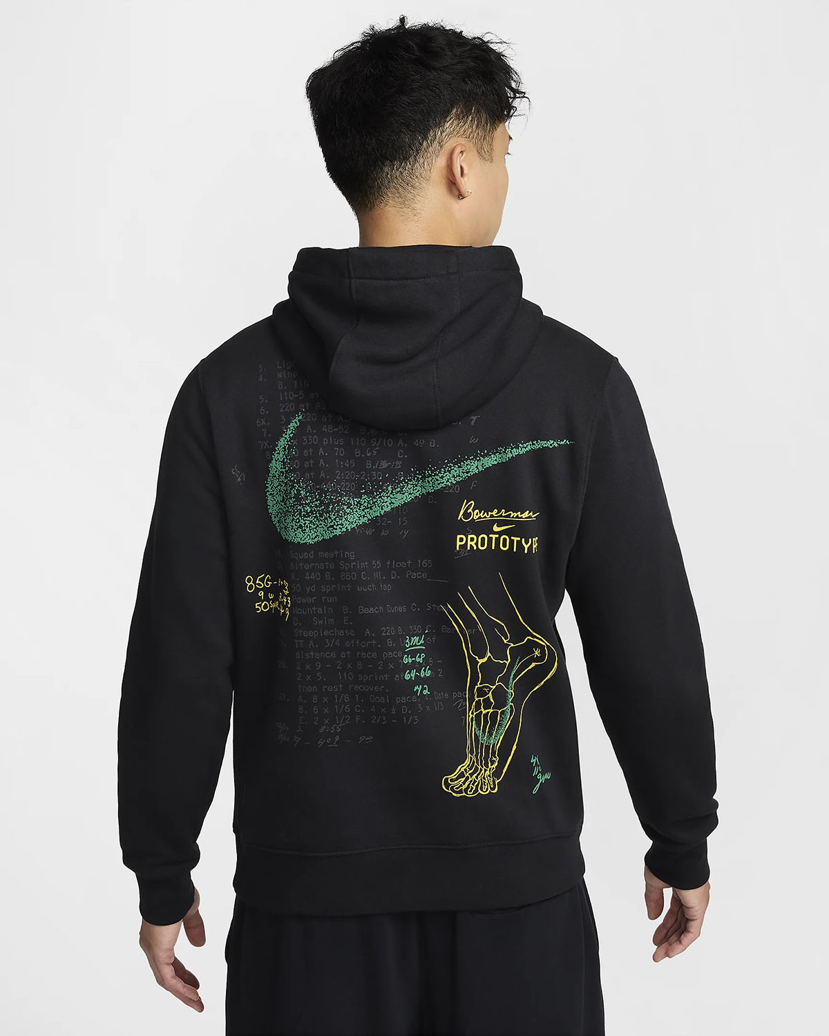 Nike Sportswear Club Fleece Hoodie Black Malachite 2