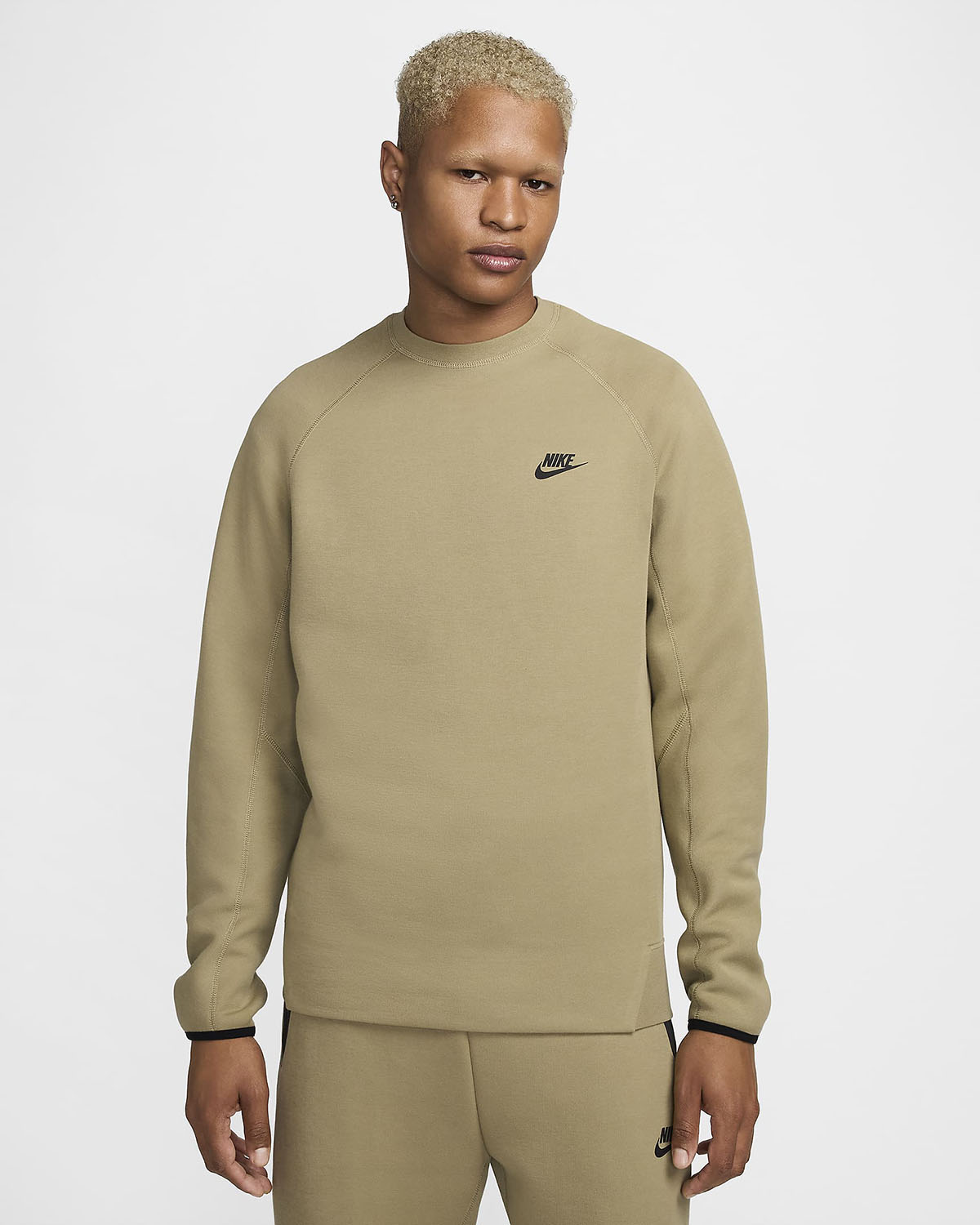 Nike Tech Fleece Crew Sweatshirt Neutral Olive