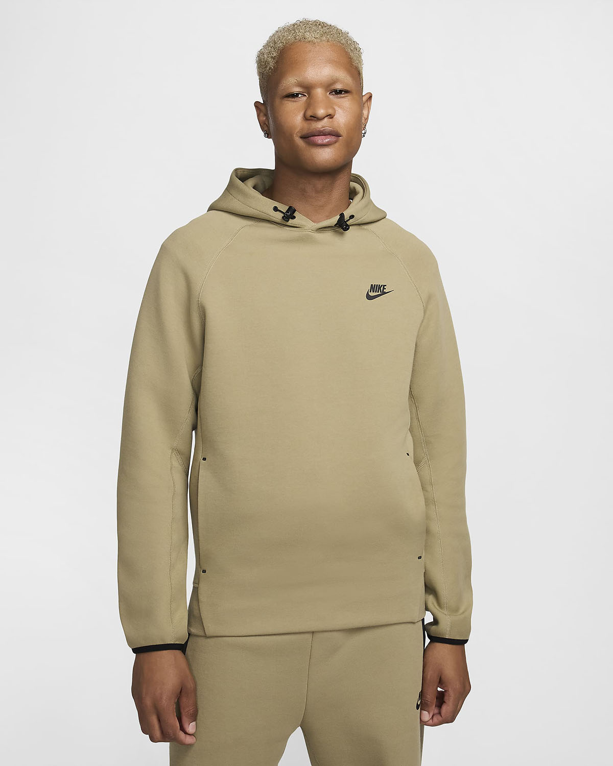 Nike Tech Fleece Pullover Hoodie Neutral Olive