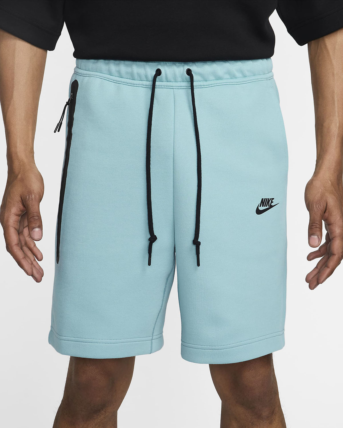 Nike Tech Fleece Shorts Denim Turquoise