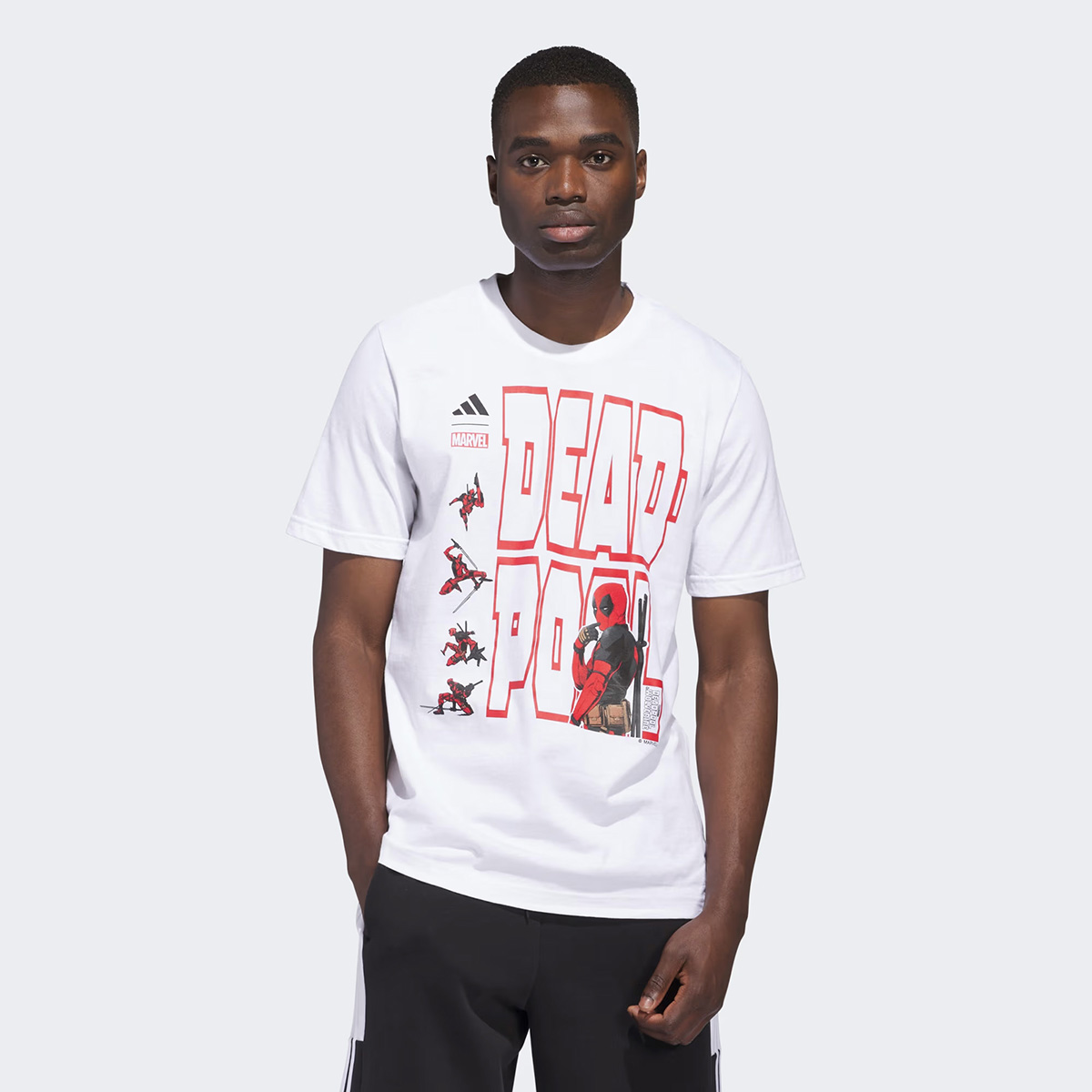 adidas Deadpool T Shirt White