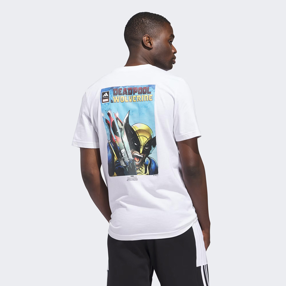 adidas Deadpool and Wolverine T Shirt White 2