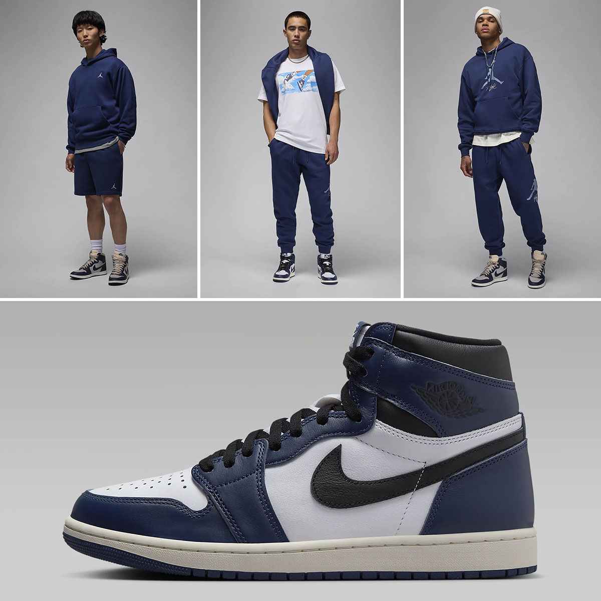 Air Jordan 1 High Retro OG Midnight Navy Outfits