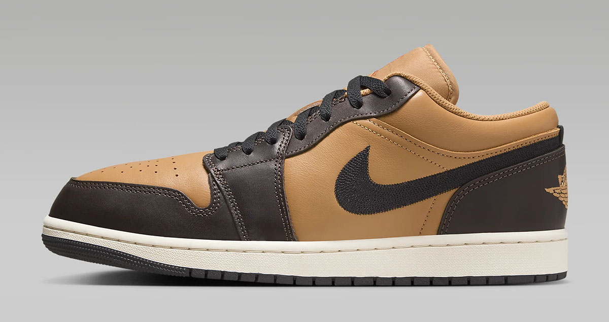 Air Jordan 1 Low Flax Baroque Brown 2