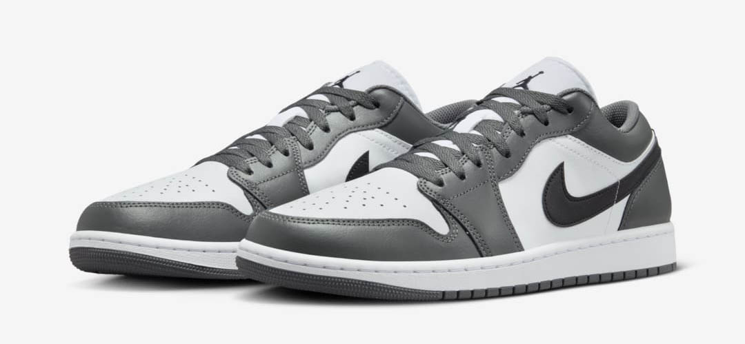 Air Jordan 1 Low Iron Grey Sneakers 1