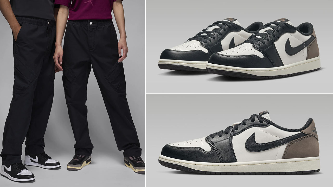 Air Jordan 1 Low Mocha Pants to Match Sneakers