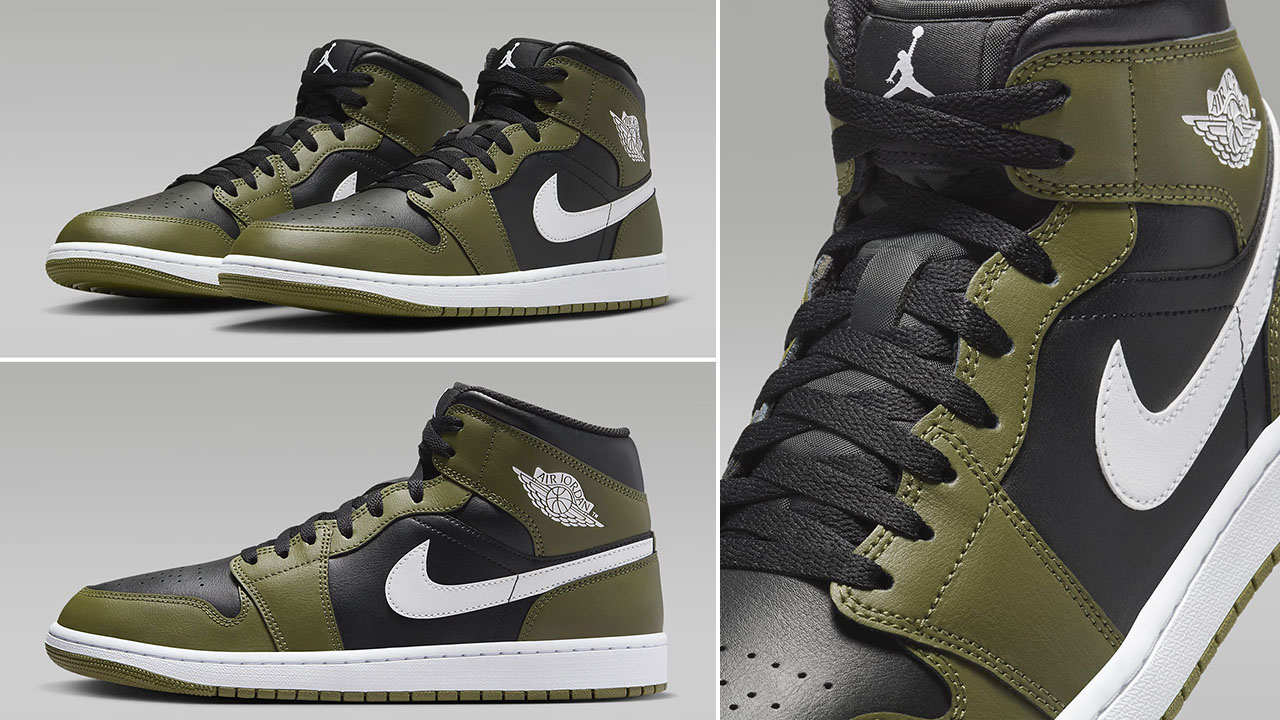 Air Jordan 1 Mid Medium Olive Release Date