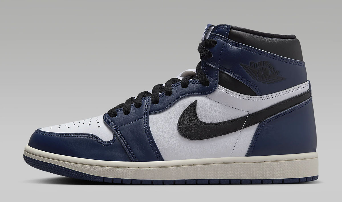 Air Jordan 1 Retro High OG Midnight Navy Mens Shoes 2