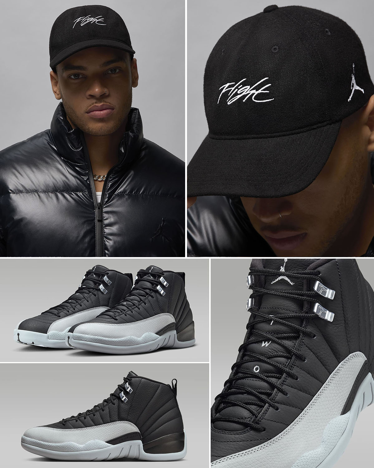 Air Jordan 12 Barons Hat to Match Sneakers