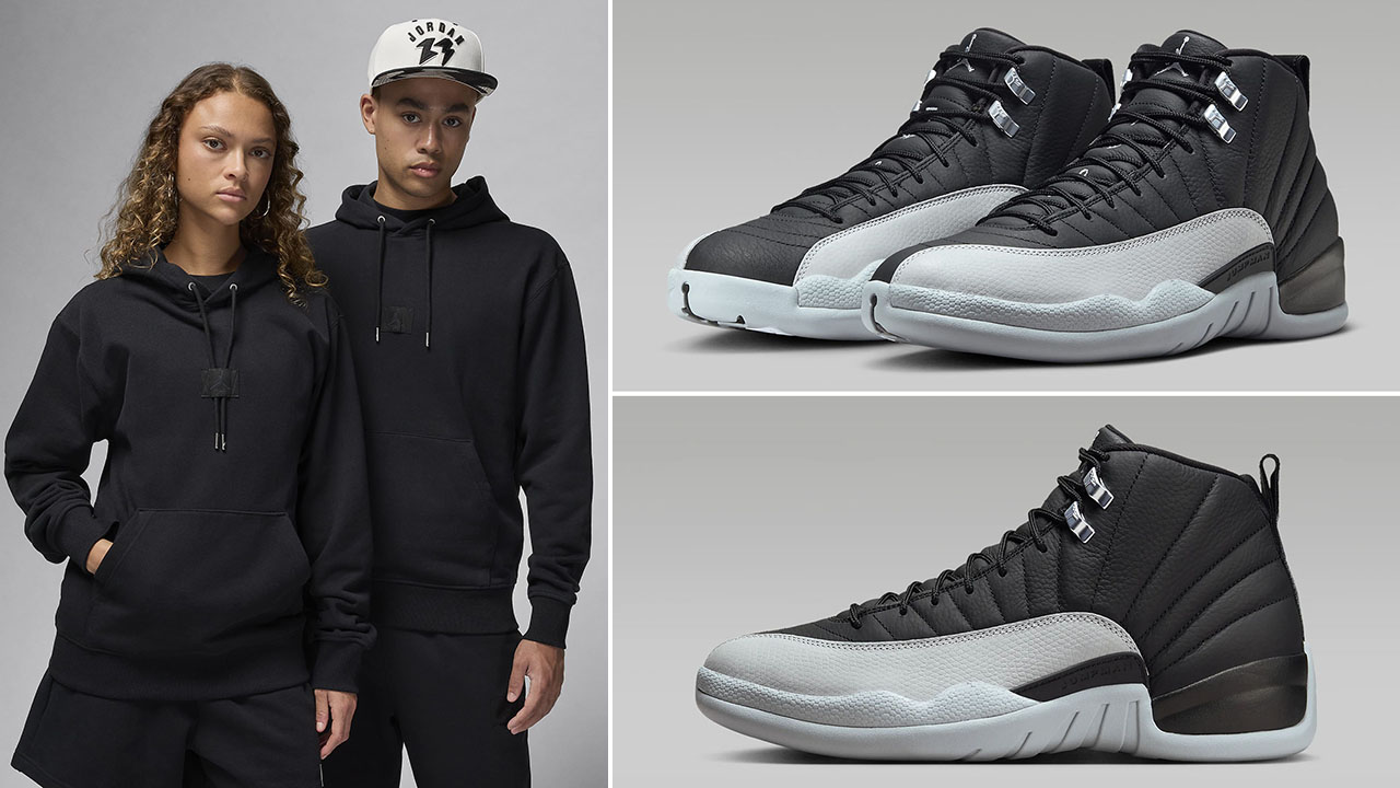 Air Jordan 12 Barons Hoodie to Match Sneakers