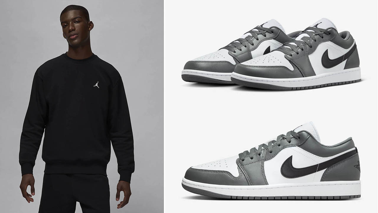 Air jordan 1 Low Iron Grey Outfit